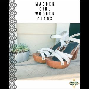 Madden Girl Wooden Clogs